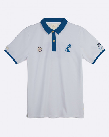 Men's short sleeved polo Bol d'Or Mirabaud 2021 blue