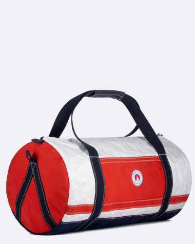 Duffel Bag Onshore · Linen and leather