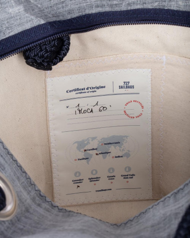 Handtasche Charlie · Marineblau Leder