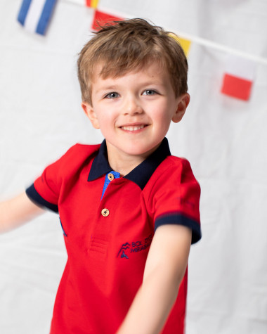 Kid's polo Bol d'Or Mirabaud 2021 Blue