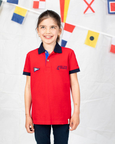 Kid's polo Bol d'Or Mirabaud 2021 Blue 