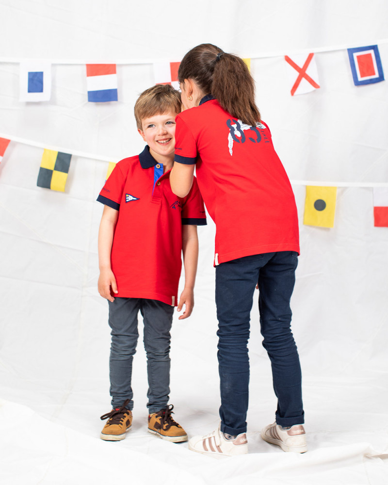 Kid's polo Bol d'Or Mirabaud 2021 Blue 