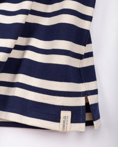 Gestreiftes Damen-T-Shirt, 3/4 Ärmel