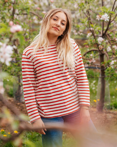 Women's Breton Striped Shirt - Olso