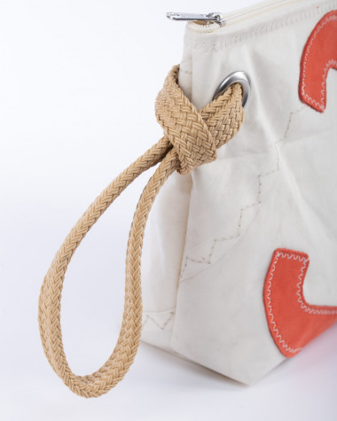 La Midinette Lin & Cuir corail