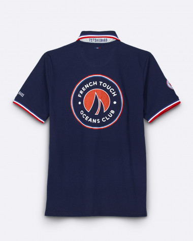 Navy Men Polo shirt · French Touch