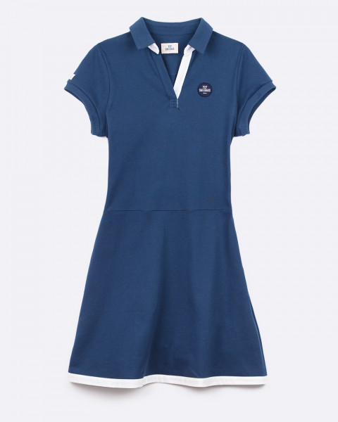 Yachting polo dress · Navy