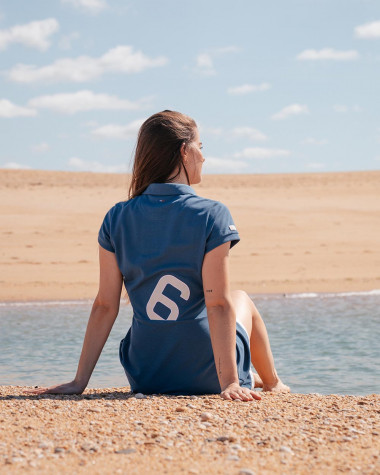 Yachting polo dress · Navy