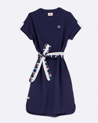 Kleid Littoral · Marineblau