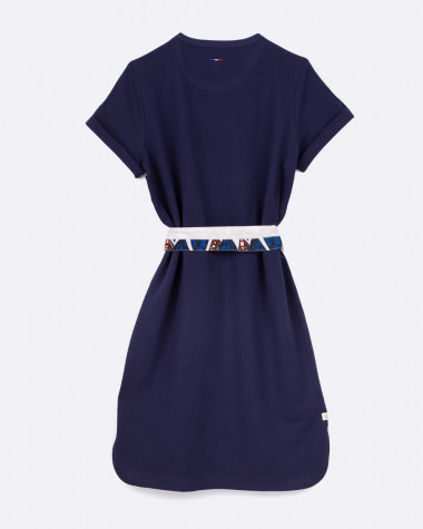 Kleid Littoral · Marineblau