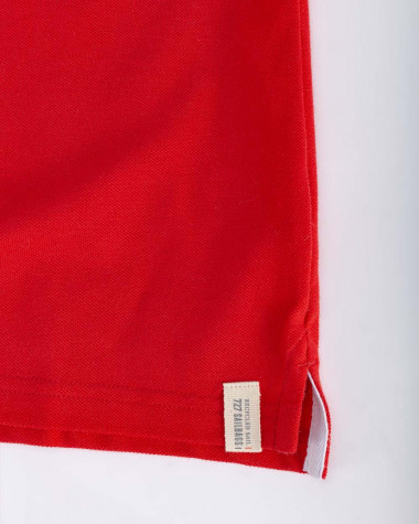 Herren-Poloshirt rot · French Touch