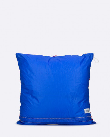 Coussin 50x50 bleu "Armor Lux x 727 Sailbags"