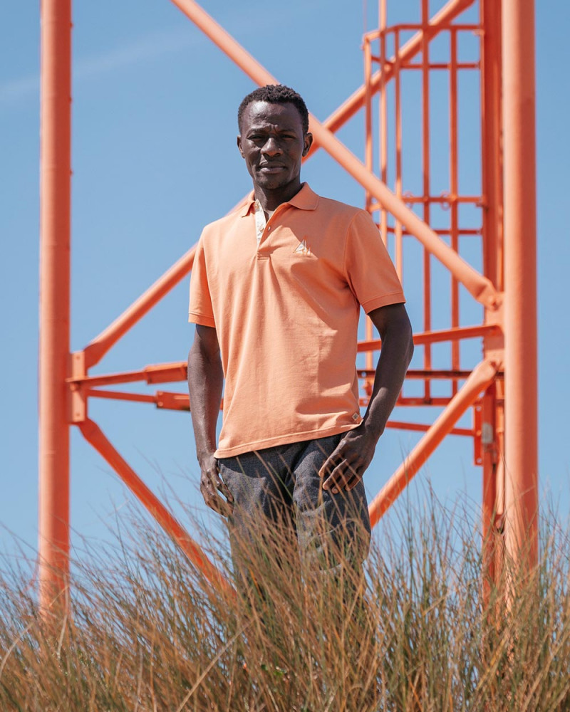 Herren-Poloshirt · Orange