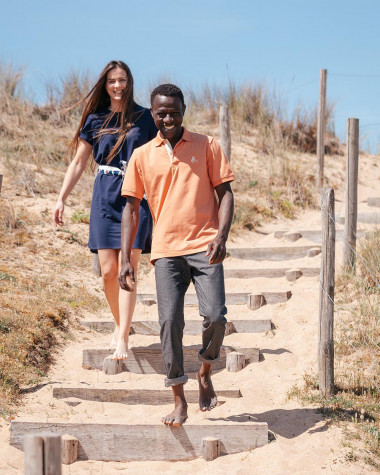 Herren-Poloshirt · Orange