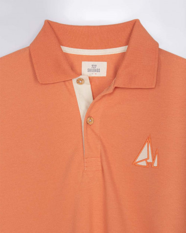 Herren-Poloshirt Segelboot