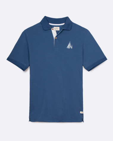 Short-sleeved Men Polo shirt - Navy