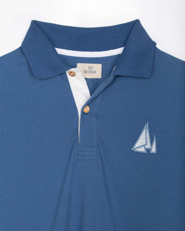 Short-sleeved Men Polo shirt - Navy
