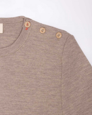 Maritimer Damenpullover reiner Merinowolle· French Touch