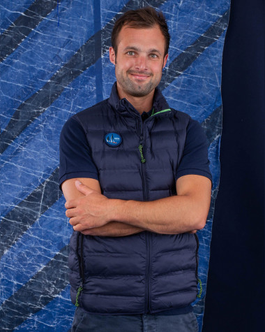 Men's sleeveless down jacket - Solitaire du Figaro
