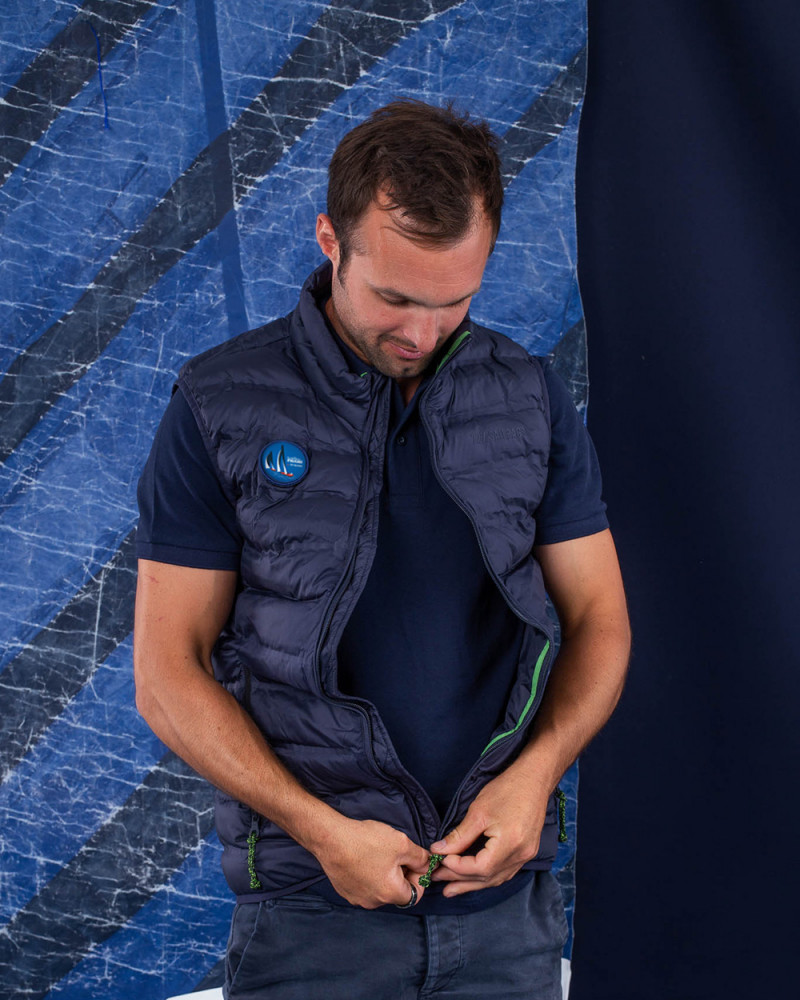 Men's sleeveless down jacket - Solitaire du Figaro