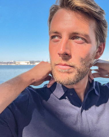 Men's Polo Navy - Solitaire de Figaro