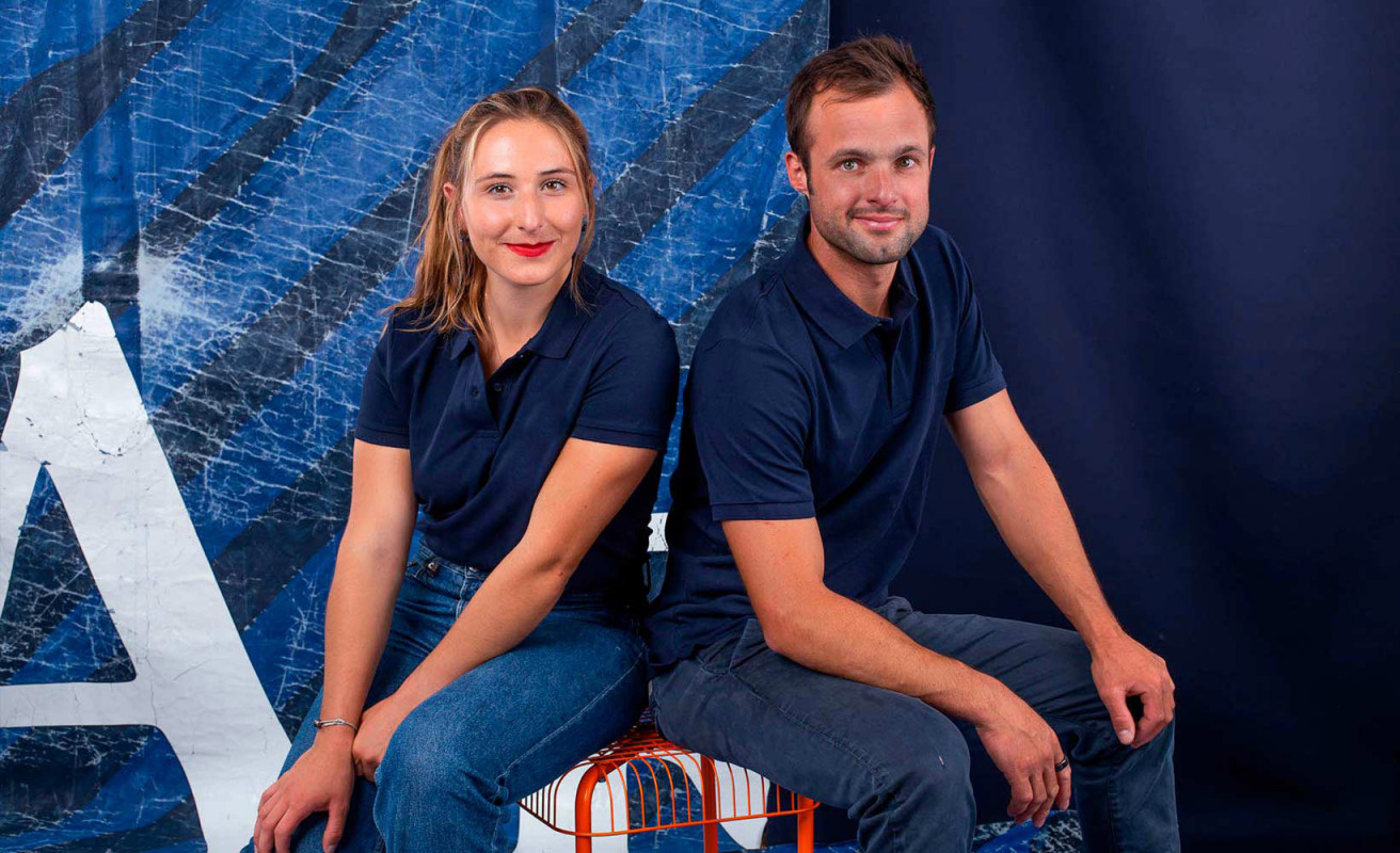 Men's Polo Navy - Solitaire de Figaro
