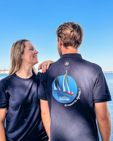 Men's Polo Navy - Solitaire de Figaro