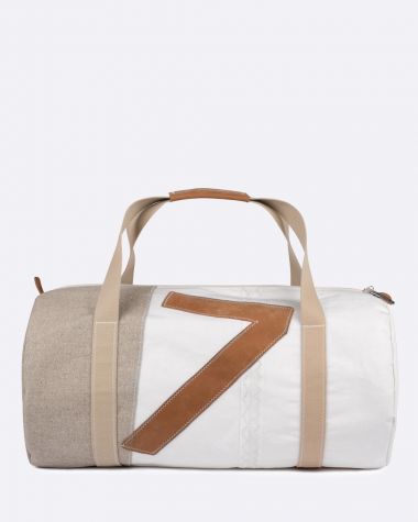 Duffel Bag Onshore · Linen and leather