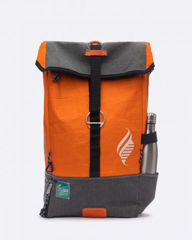 Dinghy Backpack - Orange Noir Caraïbes