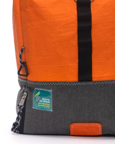 Dinghy Backpack - Orange Noir Caraïbes