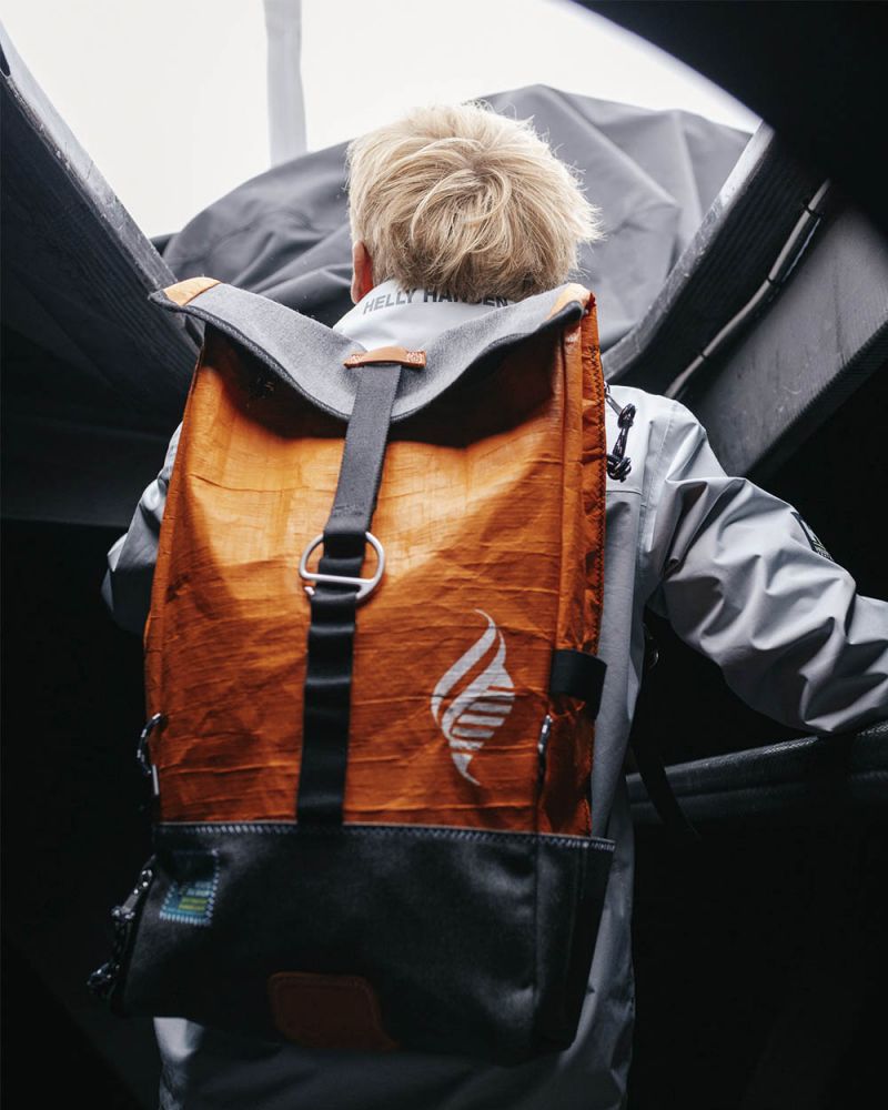 Dinghy Backpack - Orange Noir Caraïbes