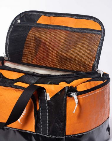 Sac de voyage Féroé - Orange Noir Caraïbes