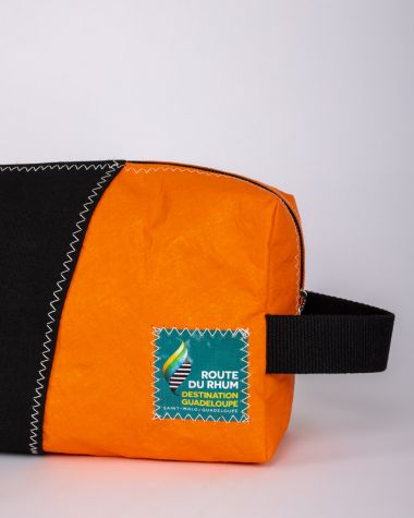 Toiletry bag Windy - Orange Noir Caraïbes