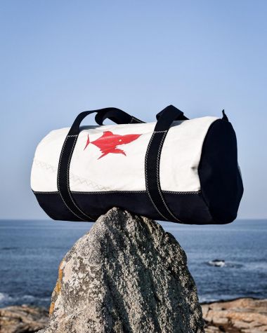 Sac de sport Polochon rouge · Je dévore ma Bretagne