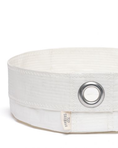 Corbeille de table Gaufrette blanche - Taille M