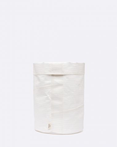 Corbeille papier rayée