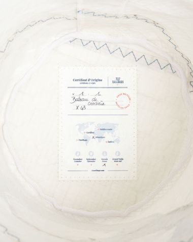 Corbeille papier bleu