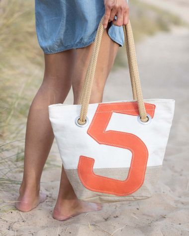 Sac à main Légende · Cuir corail