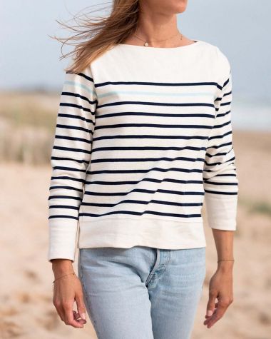 Women's Blue Breton Shirt - Midship
