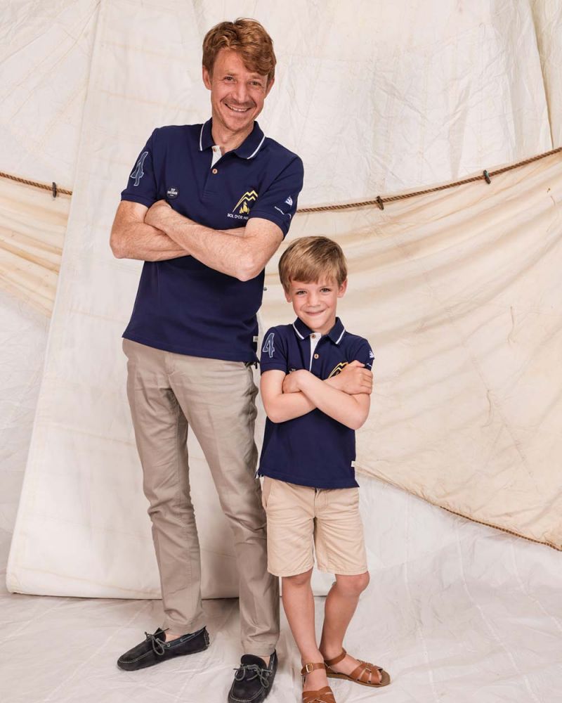 Kid's polo navy blue· Bol d'Or Mirabaud 2023 - Tax will be deducted for Swiss orders.