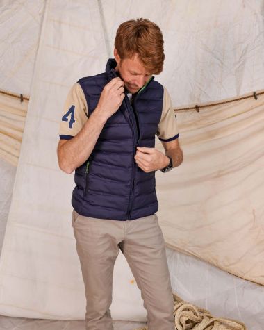 Men's sleeveless down jacket Light· Bol d'Or Mirabaud 2023 - Tax will be deducted for Swiss orders.