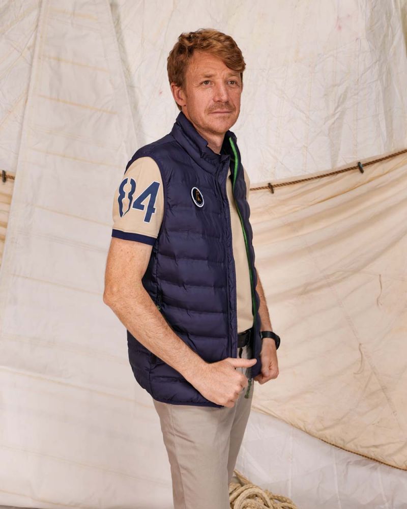 Men's sleeveless down jacket Light· Bol d'Or Mirabaud 2023 - Tax will be deducted for Swiss orders.