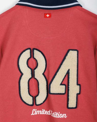 Limited Edition Women's polo shirt faded red· Bol d'Or Mirabaud 2023