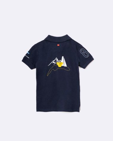 Kid's polo navy blue· Bol d'Or Mirabaud 2023