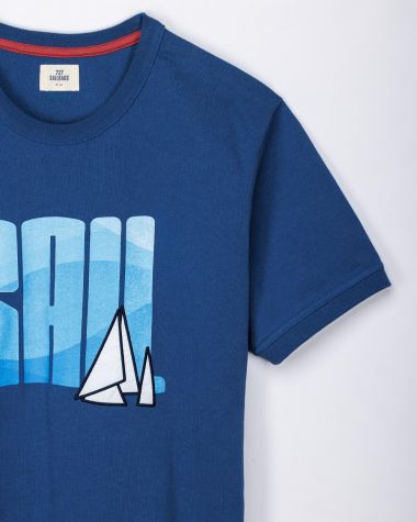 T-Shirt Sail · Bleu