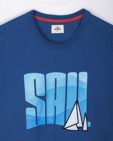 T-Shirt Sail · Bleu