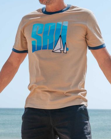 Men's T Shirt Sail · Ecru