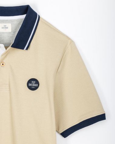 Men's Farr Polo Shirt · Beige