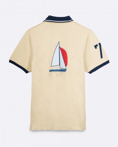 Men's Farr Polo Shirt · Beige