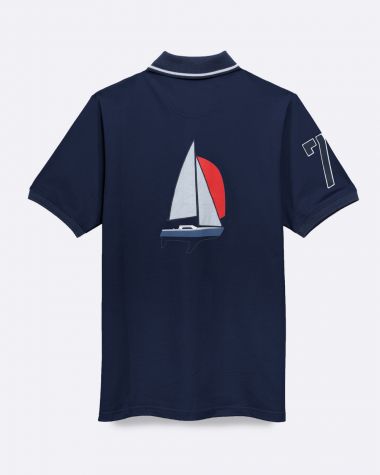 Men's Farr Polo Shirt · Navy Blue